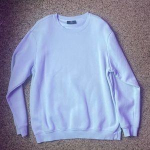H&M plain blue crew neck